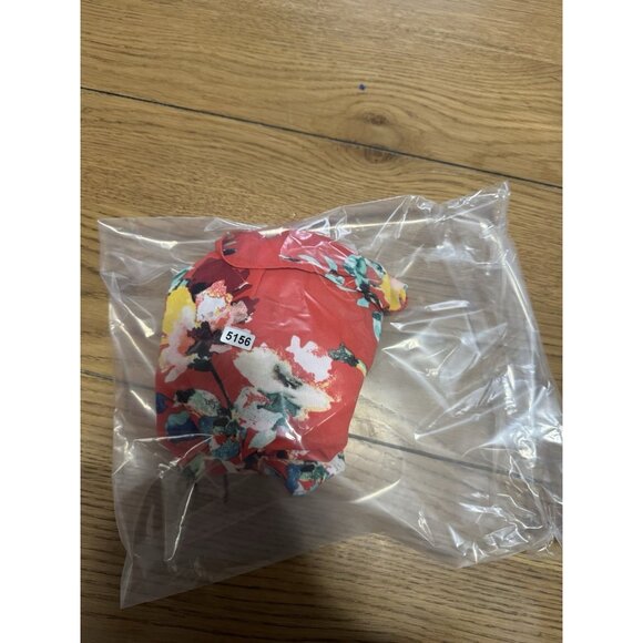 Rose + Olive Red Floral Tunic‎ Top Blouse Size XL Long Sleeve Flowy High Lo Boho - Picture 11 of 11